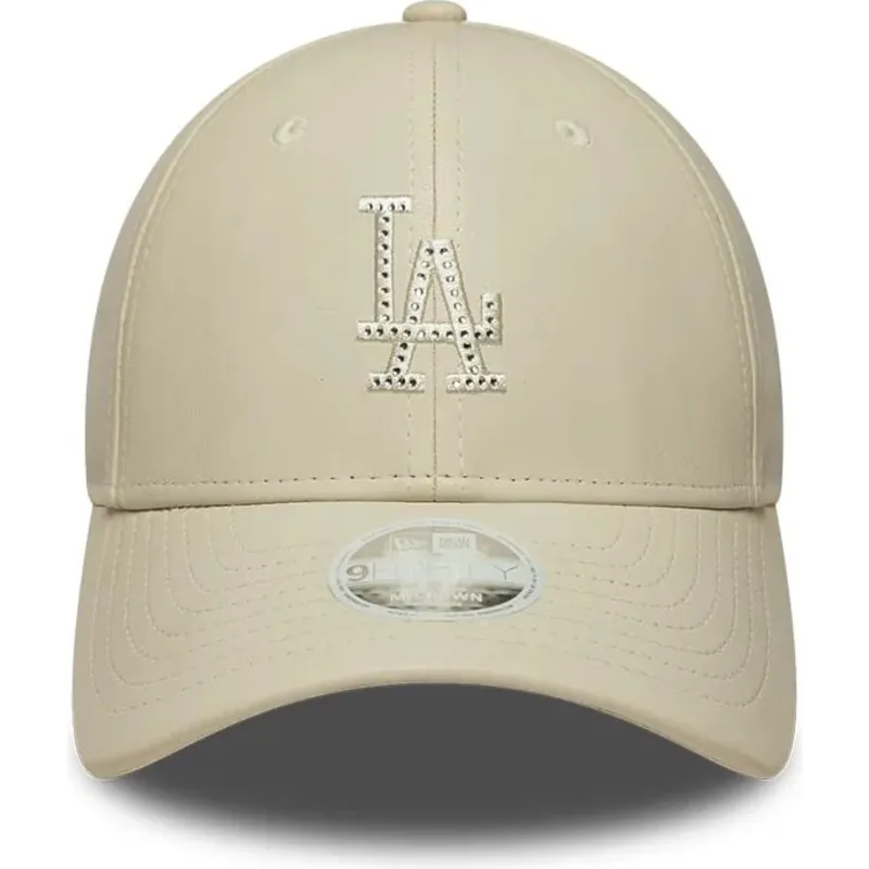 kepsar-bojd-beige-snapback-9forty-m-crown-pu-diamante-fran-los-angeles-dodgers-mlb-av-new-era