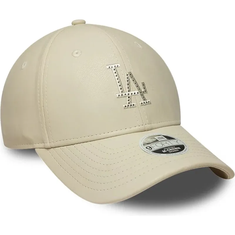 kepsar-bojd-beige-snapback-9forty-m-crown-pu-diamante-fran-los-angeles-dodgers-mlb-av-new-era