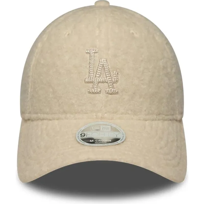 kepsar-bojd-beige-snapback-9forty-m-crown-winter-borg-fran-los-angeles-dodgers-mlb-av-new-era