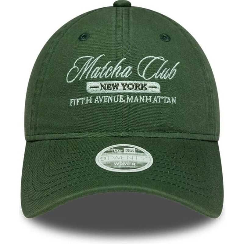kepsar-bojd-gron-justerbart-band-9twenty-matcha-club-av-new-era