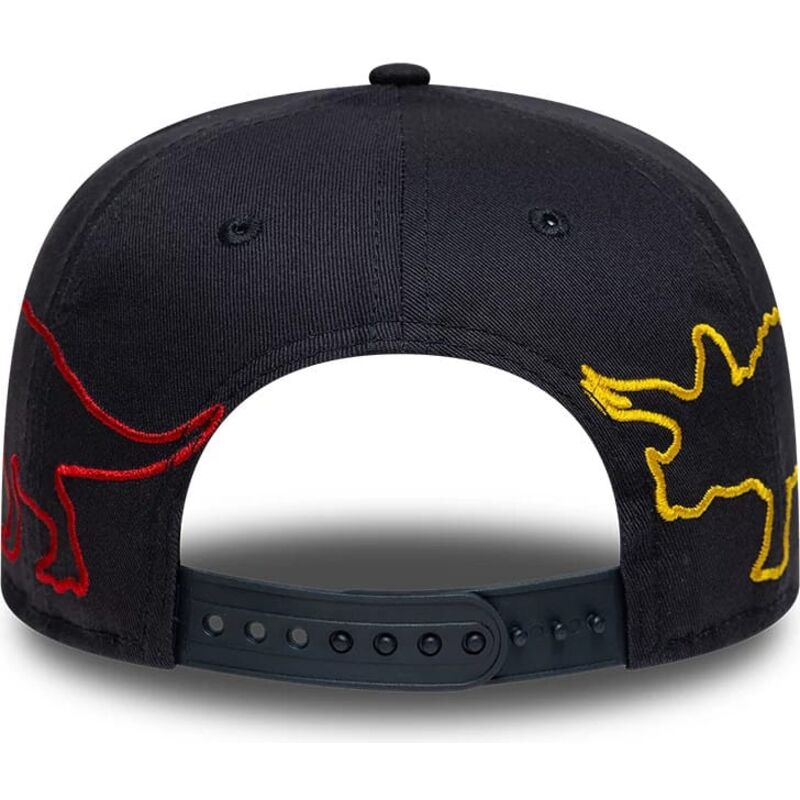 kepsar-platt-marinbla-snapback-for-barn-9fifty-dino-av-new-era
