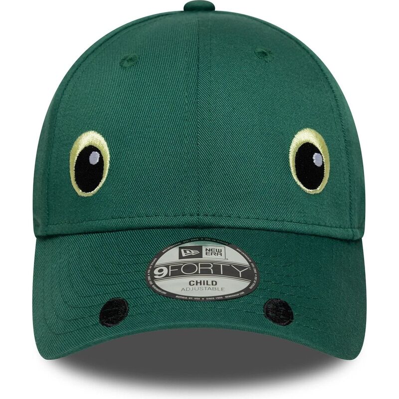 kepsar-bojd-gron-snapback-for-barn-9forty-dino-face-av-new-era