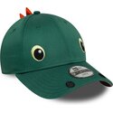 kepsar-bojd-gron-snapback-for-barn-9forty-dino-face-av-new-era