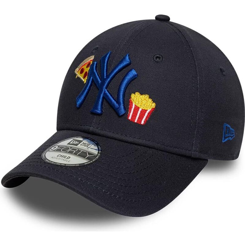 kepsar-bojd-marinbla-justerbart-band-for-barn-9forty-food-icon-fran-new-york-yankees-mlb-av-new-era