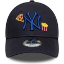 kepsar-bojd-marinbla-justerbart-band-for-barn-9forty-food-icon-fran-new-york-yankees-mlb-av-new-era