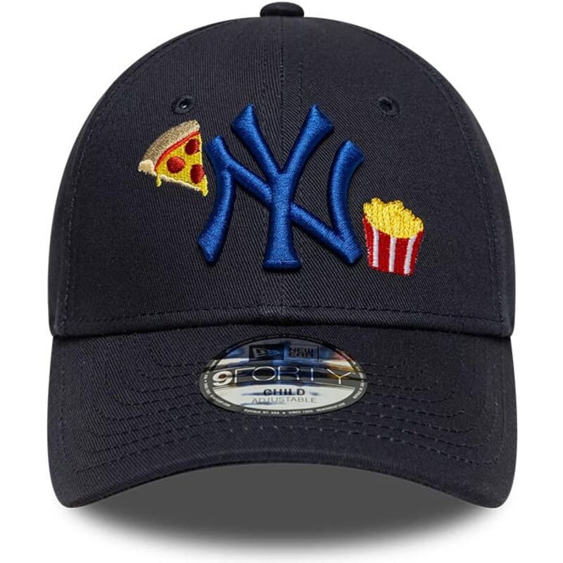 kepsar-bojd-marinbla-justerbart-band-for-barn-9forty-food-icon-fran-new-york-yankees-mlb-av-new-era