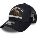 kepsar-bojd-marinbla-snapback-9forty-m-crown-a-frame-graphic-fran-blue-ridge-mountains-av-new-era