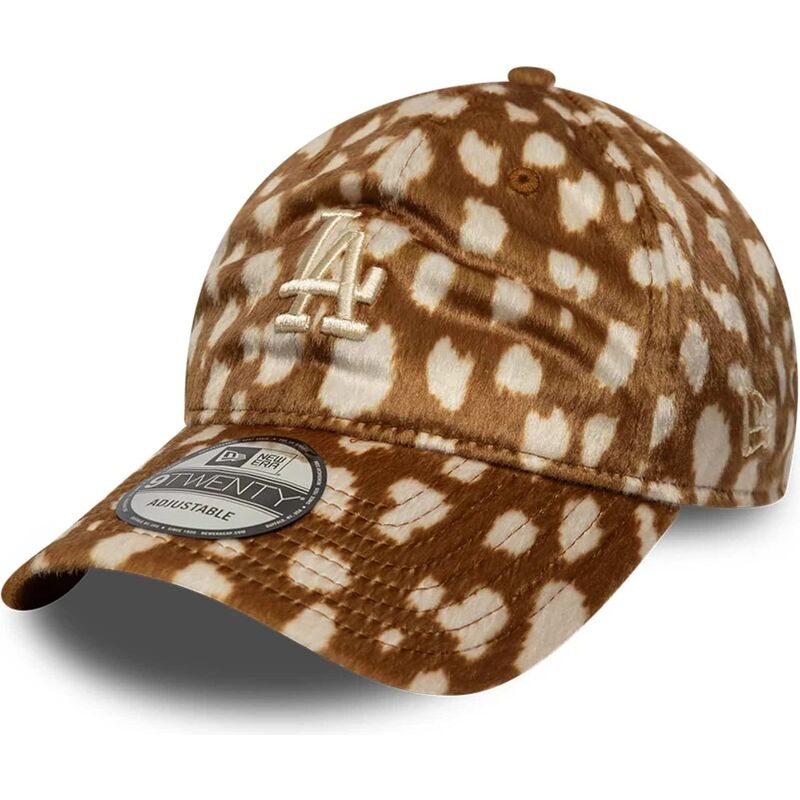 kepsar-bojd-brun-justerbart-band-9twenty-animal-print-fran-los-angeles-dodgers-mlb-av-new-era
