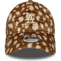 kepsar-bojd-brun-justerbart-band-9twenty-animal-print-fran-los-angeles-dodgers-mlb-av-new-era