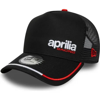 Kepsar böjd svart snapback E Frame Flawless Aprilia Piaggio av New Era