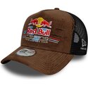 kepsar-bojd-brun-snapback-a-frame-distressed-cord-fran-red-bull-racing-formula-1-av-new-era