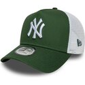 kepsar-bojd-gron-snapback-a-frame-league-essential-fran-new-york-yankees-mlb-av-new-era