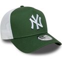 kepsar-bojd-gron-snapback-a-frame-league-essential-fran-new-york-yankees-mlb-av-new-era