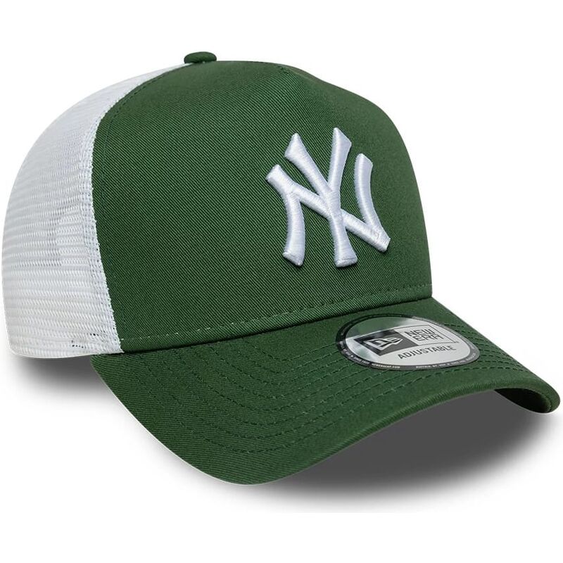 kepsar-bojd-gron-snapback-a-frame-league-essential-fran-new-york-yankees-mlb-av-new-era