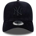 kepsar-bojd-marinbla-snapback-a-frame-tonal-cord-fran-new-york-yankees-mlb-av-new-era