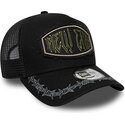 kepsar-bojd-svart-snapback-e-frame-distressed-patch-av-new-era