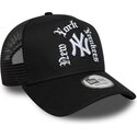 kepsar-bojd-svart-snapback-a-frame-wordmark-fran-new-york-yankees-mlb-av-new-era