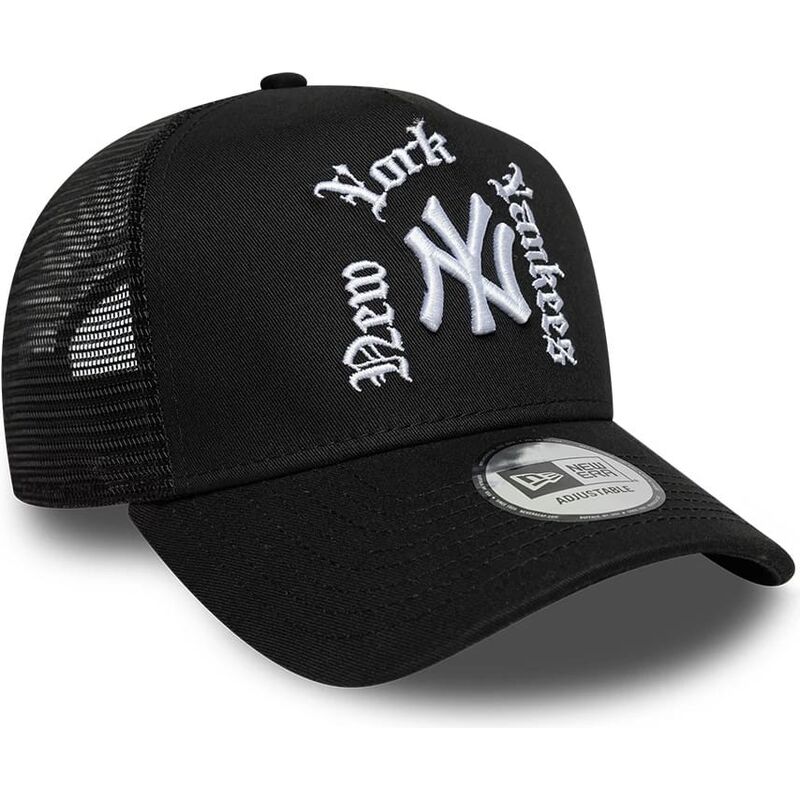 kepsar-bojd-svart-snapback-a-frame-wordmark-fran-new-york-yankees-mlb-av-new-era