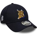 kepsar-bojd-marinbla-snapback-9forty-m-crown-a-frame-emblem-fran-detroit-tigers-mlb-av-new-era