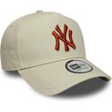 kepsar-bojd-beige-snapback-e-frame-league-essential-fran-new-york-yankees-mlb-av-new-era