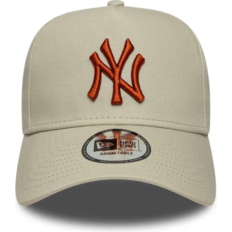 kepsar-bojd-beige-snapback-e-frame-league-essential-fran-new-york-yankees-mlb-av-new-era