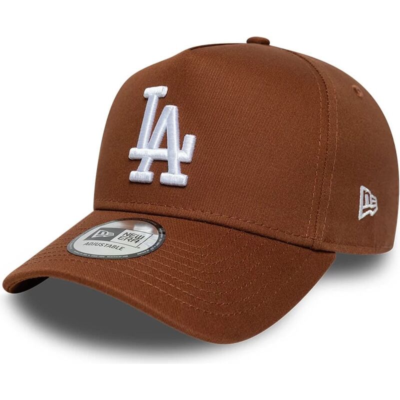 kepsar-bojd-brun-snapback-e-frame-league-essential-fran-los-angeles-dodgers-mlb-av-new-era