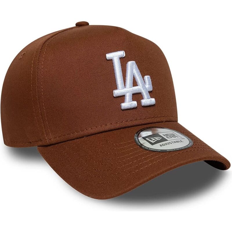 kepsar-bojd-brun-snapback-e-frame-league-essential-fran-los-angeles-dodgers-mlb-av-new-era