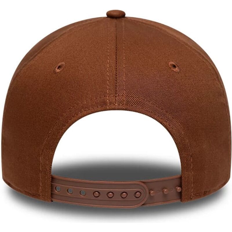 kepsar-bojd-brun-snapback-e-frame-league-essential-fran-los-angeles-dodgers-mlb-av-new-era