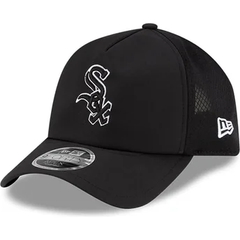 Kepsar böjd svart snapback 9FORTY APEX Batting Practice från Chicago White Sox MLB av New Era