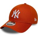 kepsar-bojd-apelsin-snapback-9forty-m-crown-fran-new-york-yankees-mlb-av-new-era