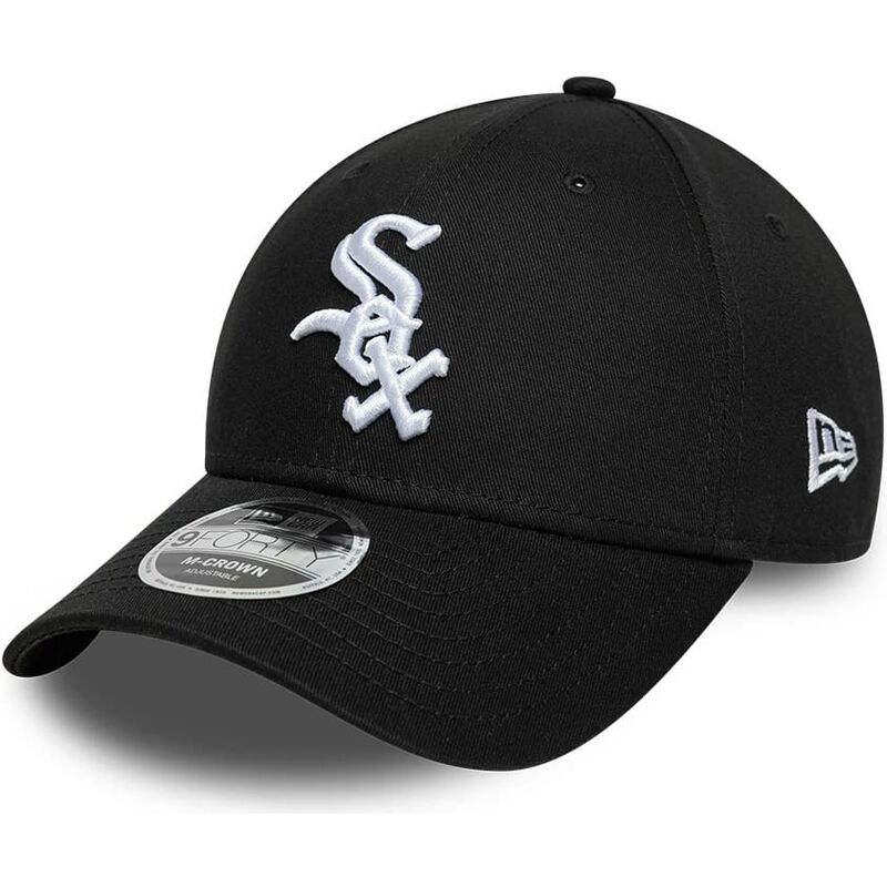 kepsar-bojd-svart-snapback-9forty-m-crown-side-script-fran-chicago-white-sox-mlb-av-new-era
