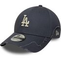 kepsar-bojd-gra-justerbart-band-9forty-stitched-fran-los-angeles-dodgers-mlb-av-new-era