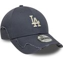 kepsar-bojd-gra-justerbart-band-9forty-stitched-fran-los-angeles-dodgers-mlb-av-new-era