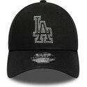 kepsar-bojd-svart-justerbart-band-9forty-metallic-outline-fran-los-angeles-dodgers-mlb-av-new-era