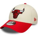 kepsar-bojd-beige-justerbart-band-9forty-colour-block-fran-chicago-bulls-nba-av-new-era