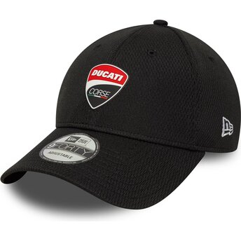 Kepsar böjd svart justerbart band 9FORTY Dashmark Mesh från Ducati Motor MotoGP av New Era