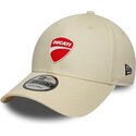 kepsar-bojd-beige-justerbart-band-9forty-core-fran-ducati-motor-motogp-av-new-era