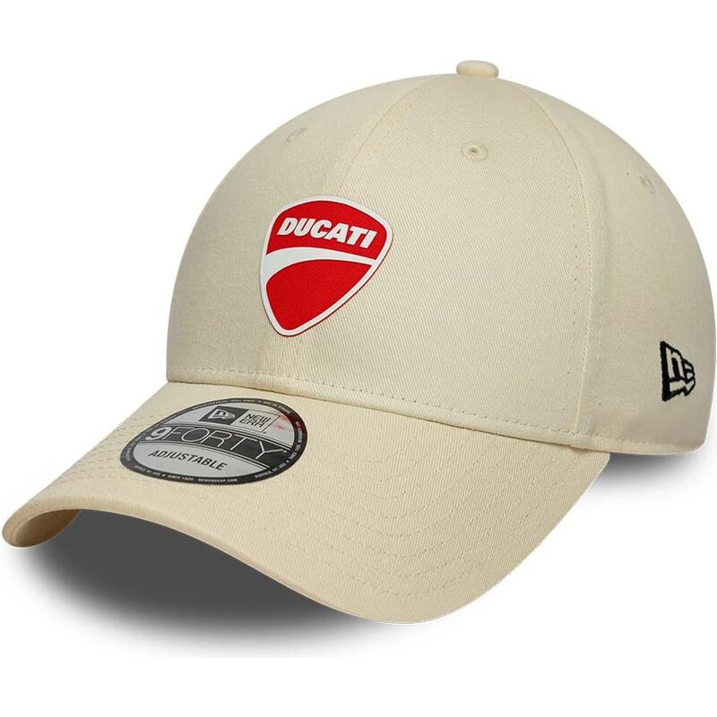 kepsar-bojd-beige-justerbart-band-9forty-core-fran-ducati-motor-motogp-av-new-era