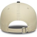 kepsar-bojd-beige-justerbart-band-9forty-colour-block-fran-los-angeles-lakers-nba-av-new-era