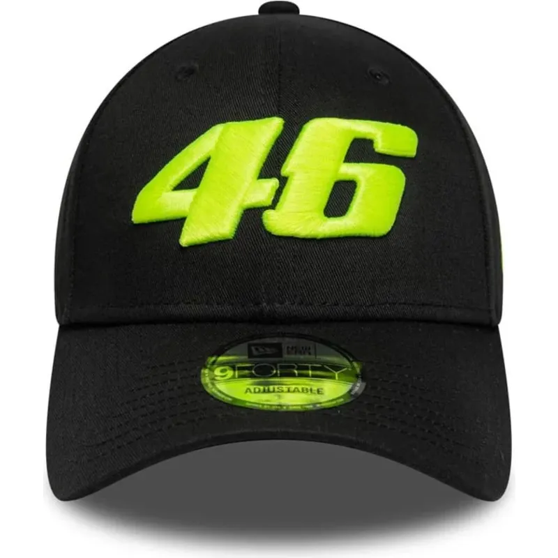 kepsar-bojd-svart-justerbart-band-9forty-wordmark-fran-valentino-rossi-vr46-motogp-av-new-era