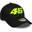 gorra-curva-negra-ajustable-9forty-wordmark-de-valentino-rossi-vr46-motogp-de-new-era