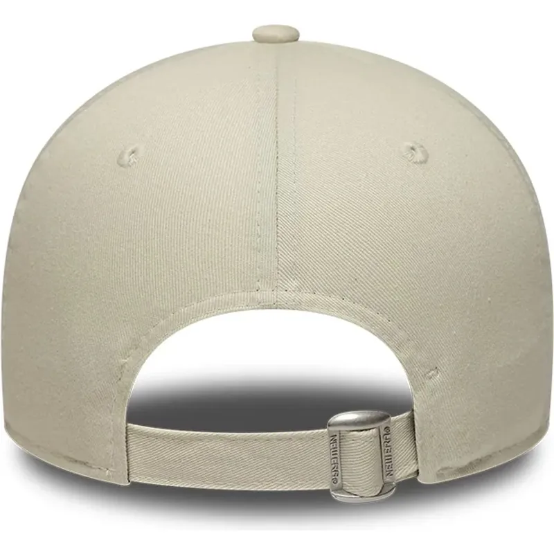 kepsar-bojd-beige-justerbart-band-9forty-faux-pony-infill-fran-los-angeles-dodgers-mlb-av-new-era