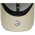 kepsar-bojd-beige-justerbart-band-9forty-faux-pony-infill-fran-los-angeles-dodgers-mlb-av-new-era