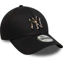 kepsar-bojd-svart-justerbart-band-9forty-faux-pony-infill-fran-new-york-yankees-mlb-av-new-era