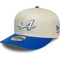 kepsar-bojd-beige-snapback-9seventy-stretch-snap-contrast-visor-fran-alpine-f1-team-formula-1-av-new-era