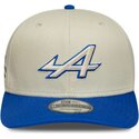 kepsar-bojd-beige-snapback-9seventy-stretch-snap-contrast-visor-fran-alpine-f1-team-formula-1-av-new-era