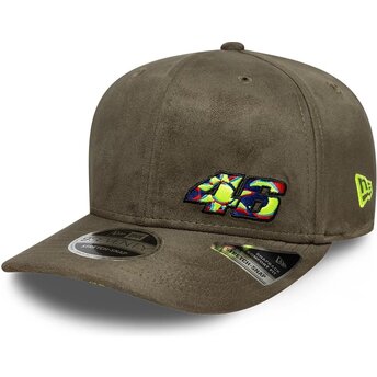 Kepsar böjd grön snapback 9SEVENTY Stretch Snap Flawless från Valentino Rossi VR46 MotoGP av New Era