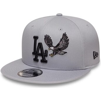 Kepsar platt grå snapback 9FIFTY Outdoor Icon från Los Angeles Dodgers MLB av New Era