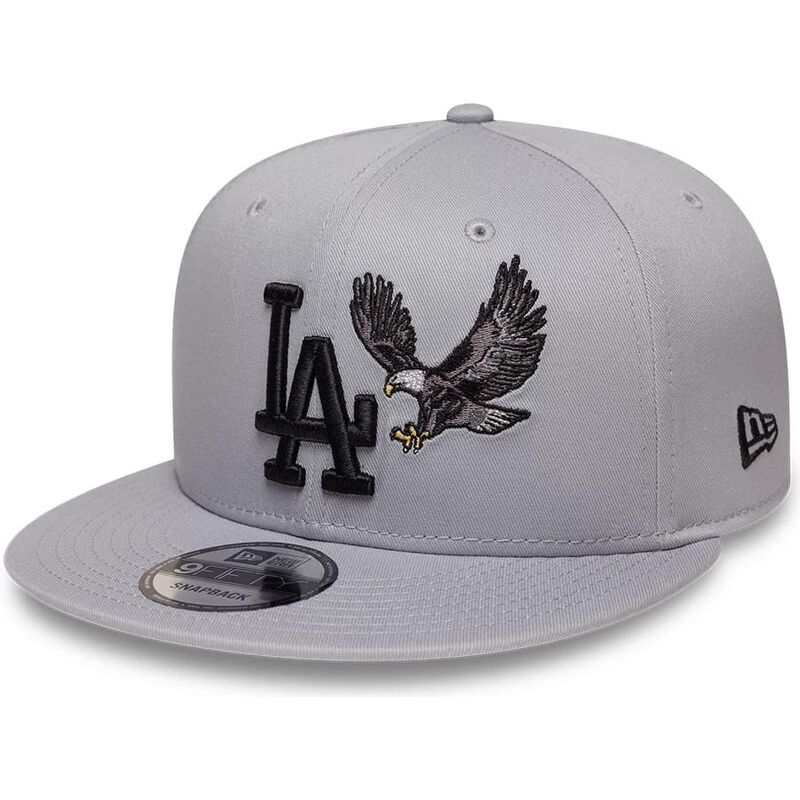 kepsar-platt-gra-snapback-9fifty-outdoor-icon-fran-los-angeles-dodgers-mlb-av-new-era
