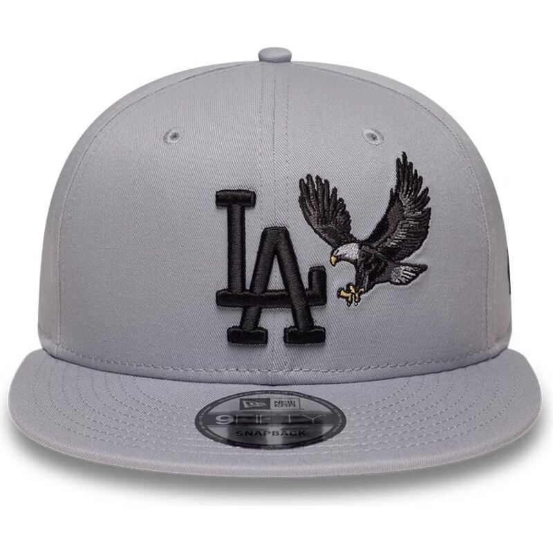 kepsar-platt-gra-snapback-9fifty-outdoor-icon-fran-los-angeles-dodgers-mlb-av-new-era